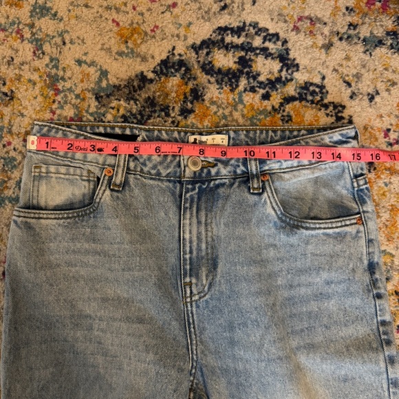 Cuidado Con El Perro Women’s Light Wash Straight Denim Jeans 100% Cotton Size 4 - Picture 15 of 15